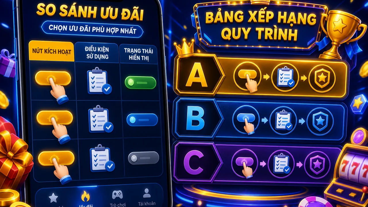 So sánh quy trình dễ theo dõi: ưu đãi uu88 nào ít bước điều kiện hơn?